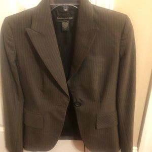 Banana Republic pinstripe brown blazer
